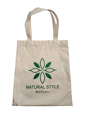 Ecobag de Algodão cru - Personalizada com a sua Logo ou Marca