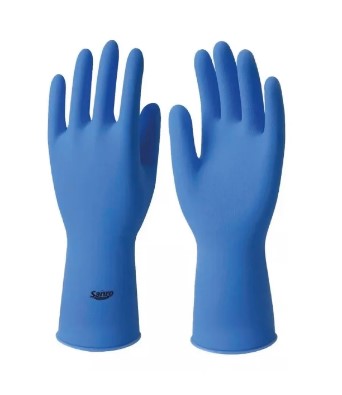 LUVA SANRO LATEX AZUL LIGTH TAM M CA46878