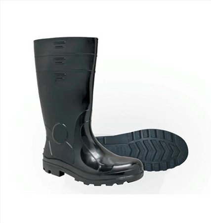 BOTA WORKFLEX/GENOVA PVC FORRADA PRETA CANO LONGO REF.43WFLPP6 CA29983/39184