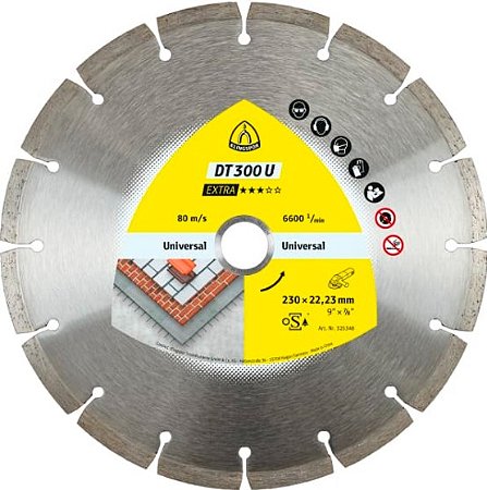 DISCO KLINGSPOR DE CORTE DIAMANTADO DT300U 115MM