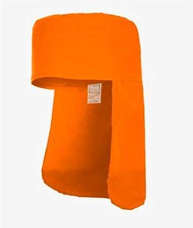 TOUCA SOLDADOR EM BRIM LEVE LARANJA C/VELCRO CA 49731