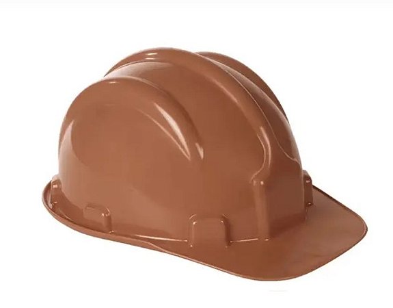 CAPACETE PLASTCOR CLASSE B BEGE SUSPENSAO SIMPLES CA:31469