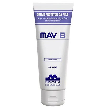 CREME PROTETOR MAVARO GRUPO 3 PM1000 BISNAGA 200G  C.A 10931