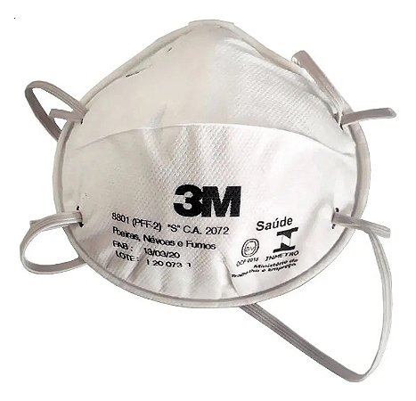 RESPIRADOR 3M 8801 PFF2 SEMI FACIAL CONCHA CA 2072