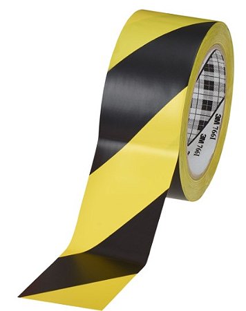 FITA ZEBRADA 3M HB004071245 AMARELA E PRETA 766 RL50MMX33M