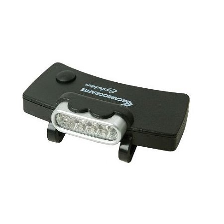 LANTERNA P/ACOPLAR AO CAPACETE MOD EVOLUTION CARBOGRAFITE