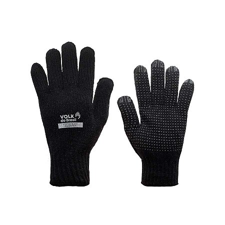 LUVA COTTON BLACK VOLK 4 FIOS MALHA PIGMENTADA CA36347