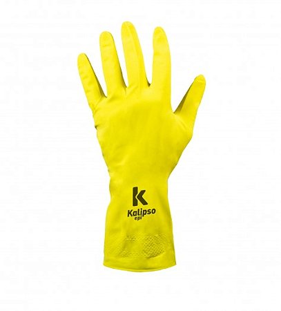 LUVA KALIPSO LATEX LIGTH AMARELA CA 38090