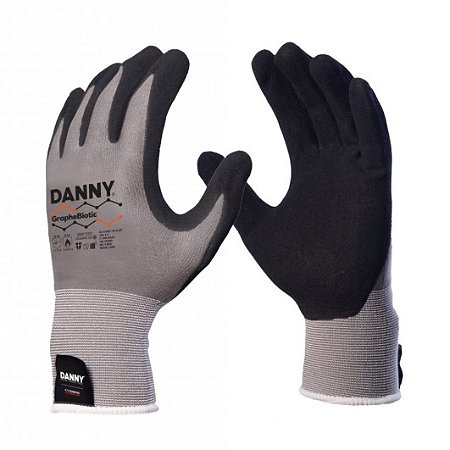 LUVA DANNY GRAFENO GRAPHEBIOTIC ABRASÃO CORTE/TERMICA ATÉ250º  CA42017
