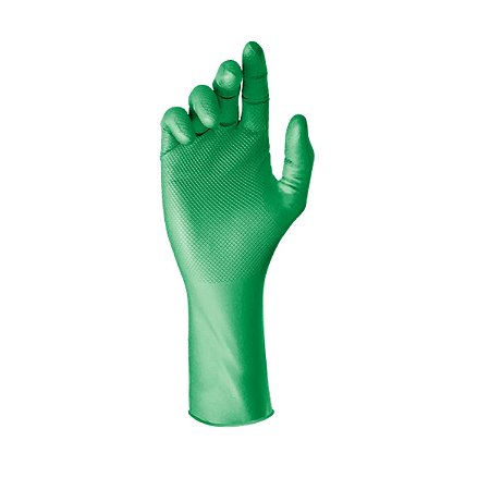 LUVA NITRILICA SUPER SAFETY GLOVE MAX VERDE CA 43407