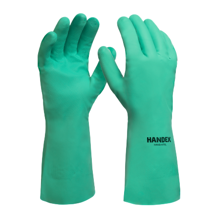 LUVA HANDEX HAND NITRIL VERDE S/FORRO T10 CA48761