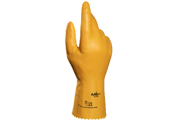 LUVA MAPA DEXTRAM 376 NITRILCO AMARELO 31CM 07 CA11296