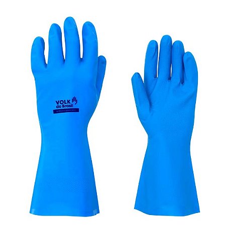 LUVA VOLCK NITRILICA AZUL SEM FORRO CA: 16314