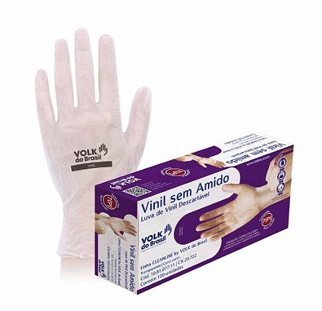 LUVA VOLK VINIL SEM AMIDO CA: 20722