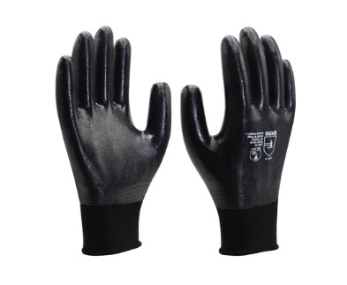 LUVA SUPER SAFETY NITRO BLACK TAM PP CA 41507