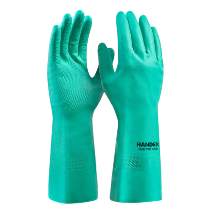 LUVA HANDEX HAND NITRIL VERDE S/FORRO T8 CA48761