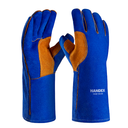 LUVA HANDEX HAND SOLDA AZUL TAM.10 CA49283