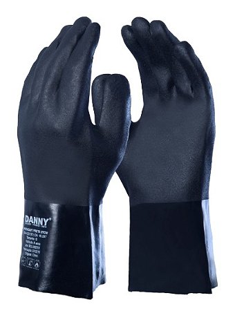 LUVA DANNY PETRONIT PRETA DA12-214D 35CM TAM 9 CA16397