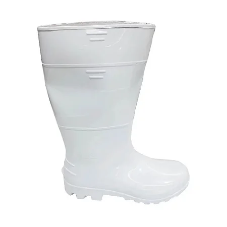 BOTA WORKFLEX PVC BRANCA CANO LONGO CA: 39204