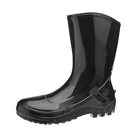 BOTA PVC VULCAFLEX 110VFLEXF PRETA CANO MEDIO COM FORRO CA: 42291