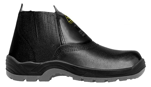 BOTINA CARTOM VAQUETA BI B/COMPOSITE PRETA TP085LSCPT CA38753