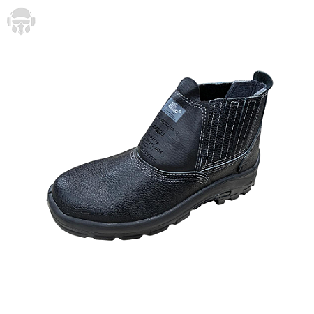 Botina de Segurança Leve Confortável Biqueira Composite Palmilha Anti-perfuro Fseg F350 Becrapa CA 44080