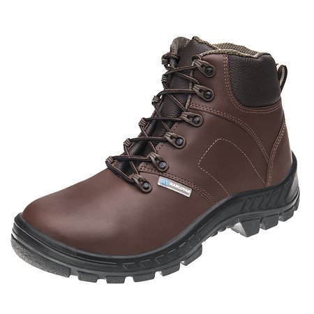 BOTINA MARLUVAS 50B26V-BP-NT CADARCO NOBUCK RODOCK DARK BROWN BI B/PVC CA13808