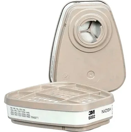 CARTUCHO QUIMICO 3M 6002 CLASSE 1 GASES ACIDOS H0002129031  (PAR)