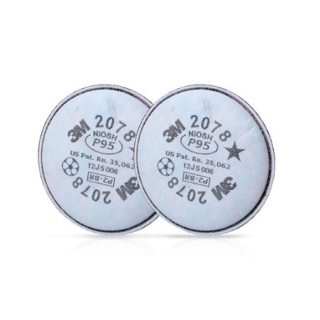 FILTRO MECANICO 3M 2078 P2 POEIRAS NEVOAS FUMOS HB004290860  (PAR)