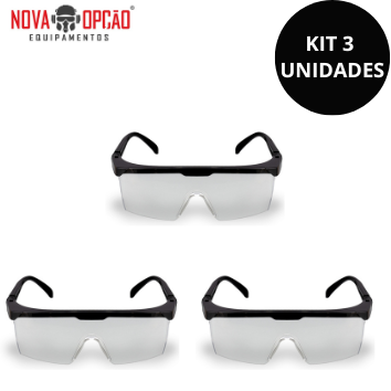 KIT OCULOS KALIPSO JAGUAR INCOLOR CA10346 C/3 UNIDADES