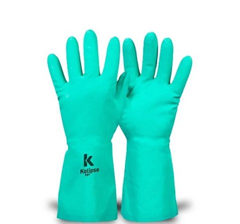 LUVA KALIPSO NITRILI KA 03 VERDE S/FORRO TAM 7/P CA50695