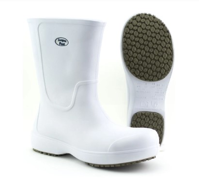 BOTA EVA CANO LONGO B/C BRANCO REF BB86 CA 39347 SOFT WORK