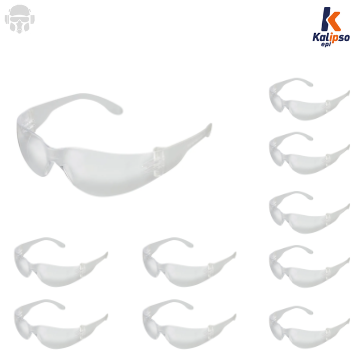 KIT 10 OCULOS KALIPSO LEOPARDO INCOLOR CA 11268