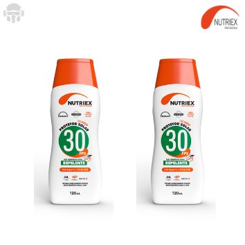 KIT CREME NUTRIEX FPS30 PROTETOR SOLAR REPELENTE 120ML