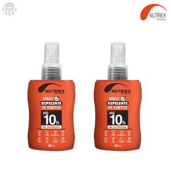 KIT REPELENTES NUTRIEX PROFISSIONAL SPRAY 100ML 10 HORAS