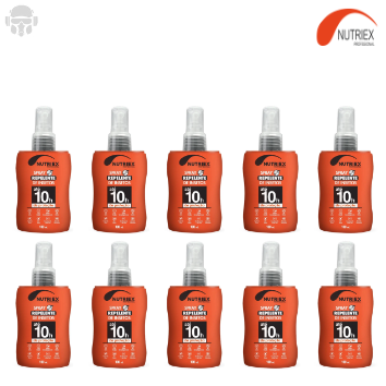 KIT 10 REPELENTES NUTRIEX PROFISSIONAL SPRAY 100ML 10 HORAS