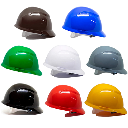 Capacete de Segurança Camper com Suspensão Plástica de Pino CA 34414 EPI