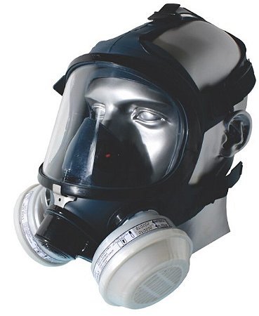Máscara Facial Inteira Air Safety RB STD CA 5758 para Pintura Química e Indústria