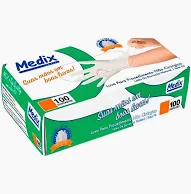 Luva de Procedimento Látex Sem Pó Medix CA 51444