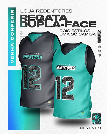 Camisa Regata Dupla Face