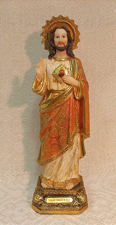 SAGRADO CORAÇÃO DE JESUS - 30 CM - RESINA