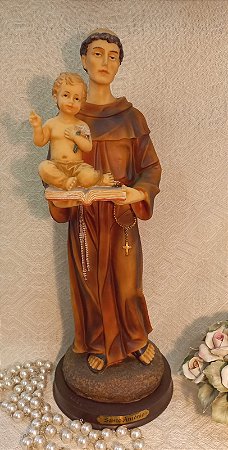 SANTO ANTONIO - 40 CM - RESINA