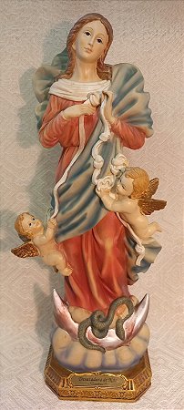 NOSSA SENHORA DESATADORA - 40 CM - RESINA