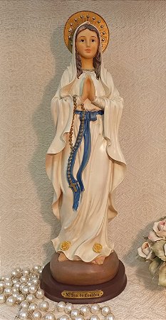 NOSSA SENHORA DE LOURDES - 40 CM - RESINA