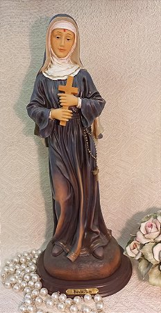 SANTA RITA - 40 CM - RESINA