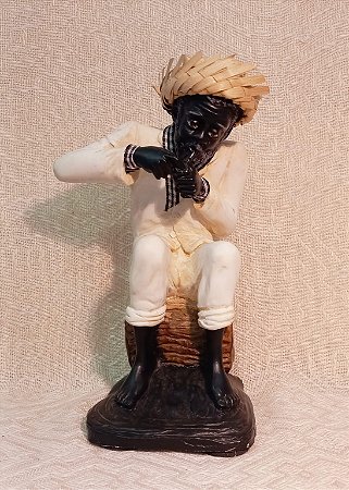PRETO VELHO - MOD 1 - RESINA - 20 CM