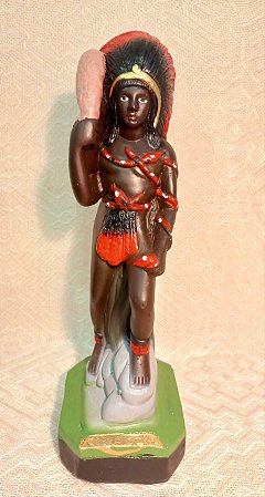 CABOCLO COBRA CORAL - GESSO - 22CM