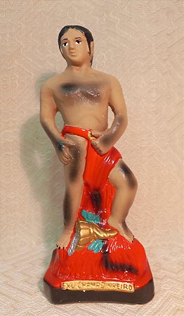 EXU CHAMA DINHEIRO - GESSO - 23 CM