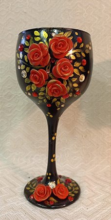 TAÇA DECORADA PARA ALTAR