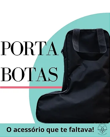 Porta galocha preta